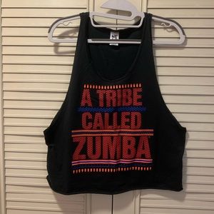 Zumba cut-off shirt Size M